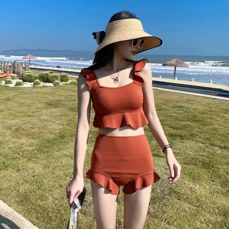 New Simple Style Swimsuit with Polka Dots New Swimsuit with Breast Pads Women's Resort Hot Spring Can Wear Sweet Style Swimsuit
New Simple Style Swimsuit with Polka Dots New Swimsuit with Breast Pads Women's Resort Hot Spring Can Wear Sweet Style Swimsuit