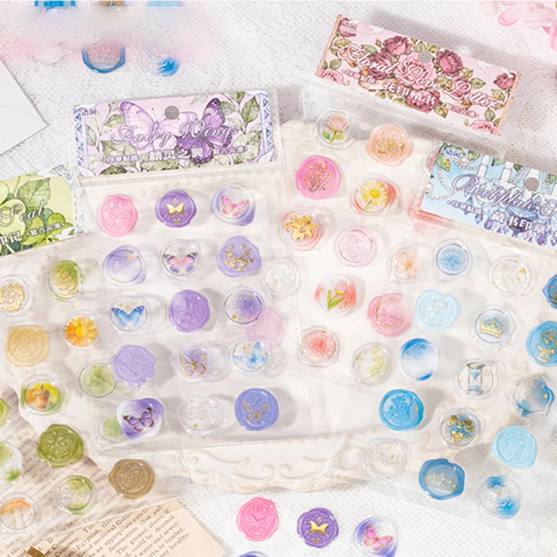 Mr. Paper 4pcs Classical Blossom Stickers, Wax Seal Resin Craft, Vintage Journal Decor, Themed Creative Stationery DIY Cup Dairy
Mr. Paper 4pcs Classical Blossom Stickers, Wax Seal Resin Craft, Vintage Journal Decor, Themed Creative Stationery DIY Cup Dairy