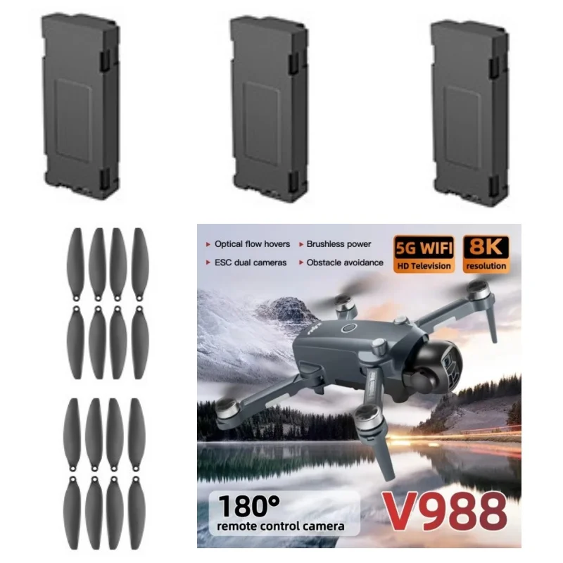 Аккумулятор 3.7V для дрона V988 / Лопасти для дрона V988 / Батарея для радиоуправляемого дрона V988
Аккумулятор 3.7V для дрона V988 / Лопасти для дрона V988 / Батарея для радиоуправляемого дрона V988