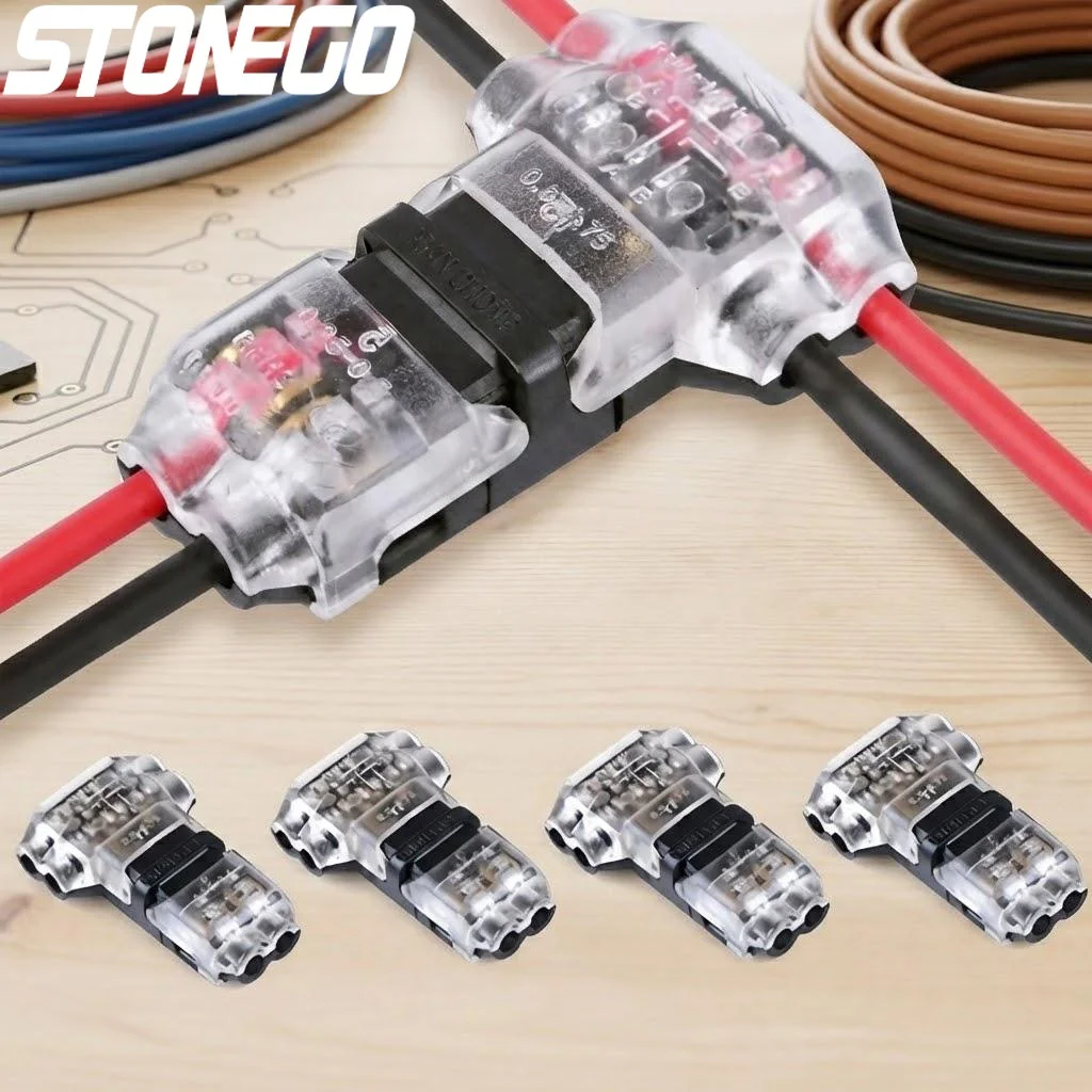 Low Voltage Universal Compact Wire T Tap Connectors Quick Splice Toolless Wiring Connector Electrical Wire Connector Terminal
Low Voltage Universal Compact Wire T Tap Connectors Quick Splice Toolless Wiring Connector Electrical Wire Connector Terminal