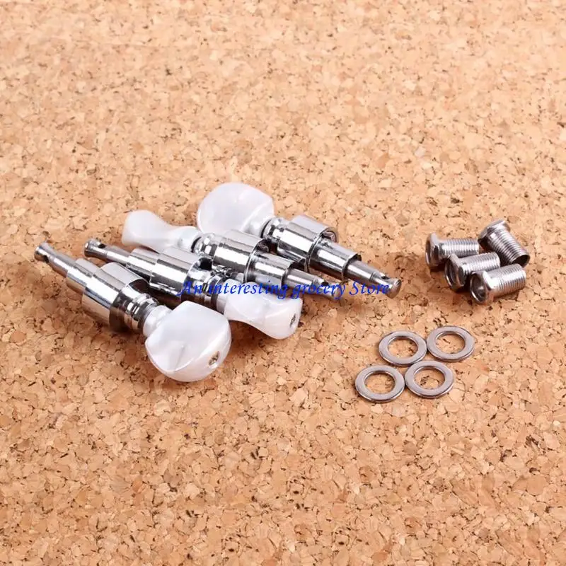 652D 4Pcs Banjo Tuner Tone Keys Banjo Geared Machine Head Pearled Pegs Replacements
652D 4Pcs Banjo Tuner Tone Keys Banjo Geared Machine Head Pearled Pegs Replacements