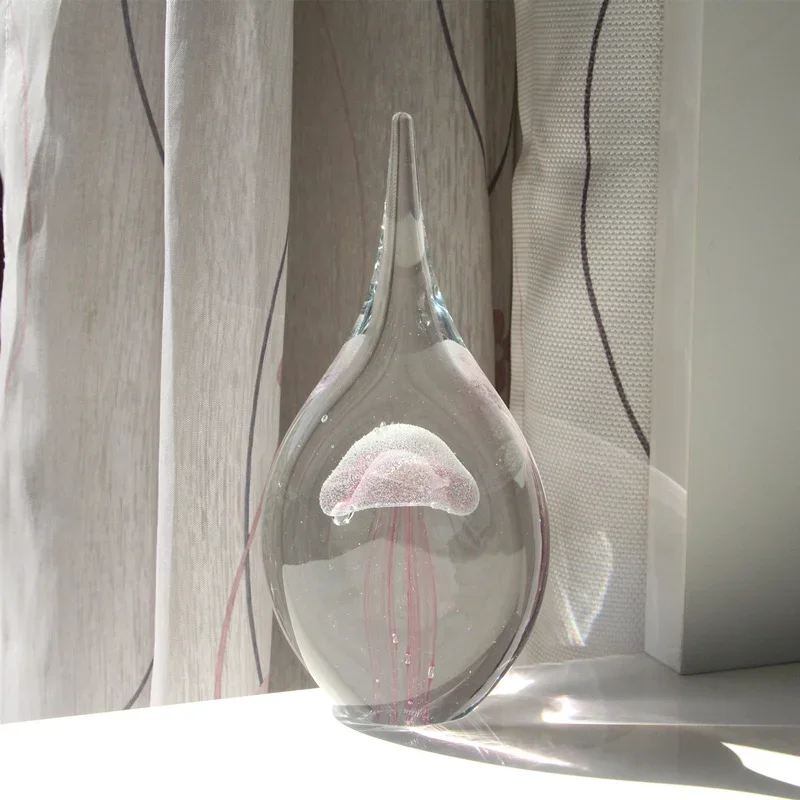 Glass Decoration Office Living Room Porch Wine Cabinet Water Drop Jellyfish Gift Souvenir
Glass Decoration Office Living Room Porch Wine Cabinet Water Drop Jellyfish Gift Souvenir