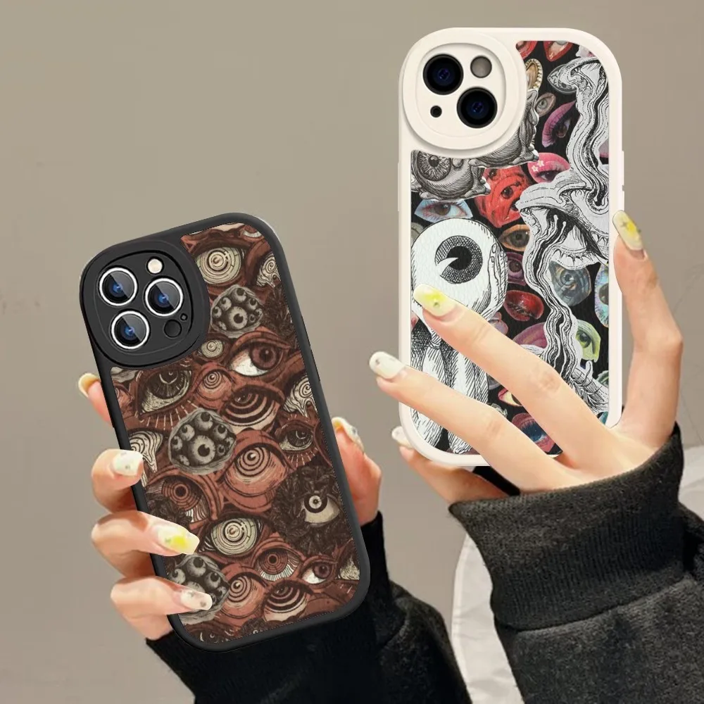 Scary Face Eyes Phone Case Hard Leather For IPhone 16 15 14 13 12 Mini 11 14 Pro Max Xs X Xr 7 8 Plus Fundas
Scary Face Eyes Phone Case Hard Leather For IPhone 16 15 14 13 12 Mini 11 14 Pro Max Xs X Xr 7 8 Plus Fundas