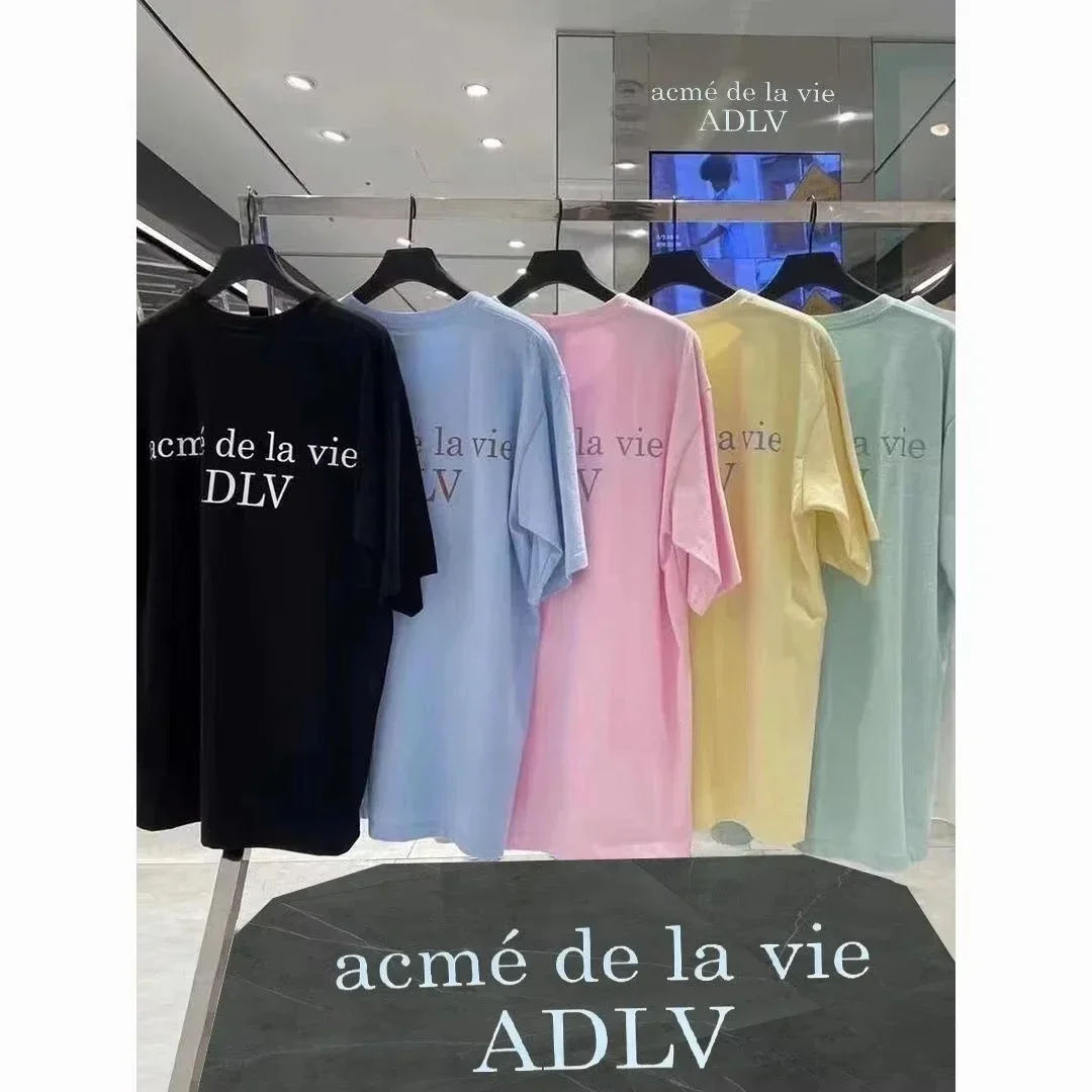 Oversize Korea ADLV Spring and Summer Trendy Ins Classic Letter Simple Color Basic T-shirt Couple Short-sleeved High Quality Top
Oversize Korea ADLV Spring and Summer Trendy Ins Classic Letter Simple Color Basic T-shirt Couple Short-sleeved High Quality Top