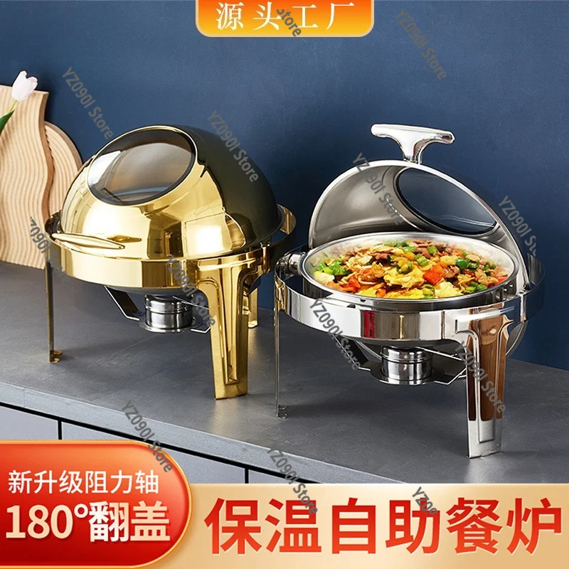 6L Round Electric Buffet Stove Thickened Stainless Steel Flip Top Visual Food Warmer
6L Round Electric Buffet Stove Thickened Stainless Steel Flip Top Visual Food Warmer