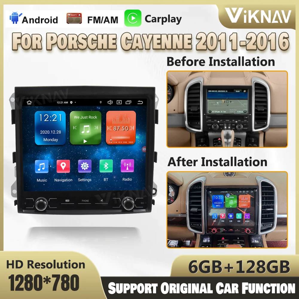 Porsche Cayenne (2011-2016) 8.8 inch Car Radio 8 Core Wireless CarPlay Touch Screen Stereo Head Unit
Porsche Cayenne (2011-2016) 8.8 inch Car Radio 8 Core Wireless CarPlay Touch Screen Stereo Head Unit