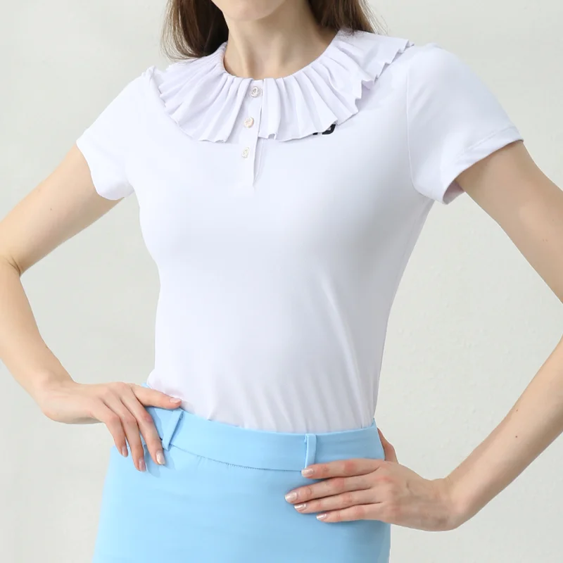 Golfist Female Fast Dry Tops Golf Women Short Sleeve T-shirt Summer Slim Breathable Sports Shirt Casual O-Neck Collar
Golfist Female Fast Dry Tops Golf Women Short Sleeve T-shirt Summer Slim Breathable Sports Shirt Casual O-Neck Collar