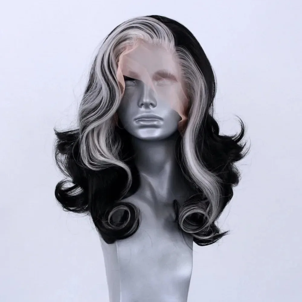 Black And White Body Wave Lace Front Wigs Short Wavy 13x4 Glueless Pre Plucked Synthetic Free Part Ready to Wear With Tiny Knots
Black And White Body Wave Lace Front Wigs Short Wavy 13x4 Glueless Pre Plucked Synthetic Free Part Ready to Wear With Tiny Knots