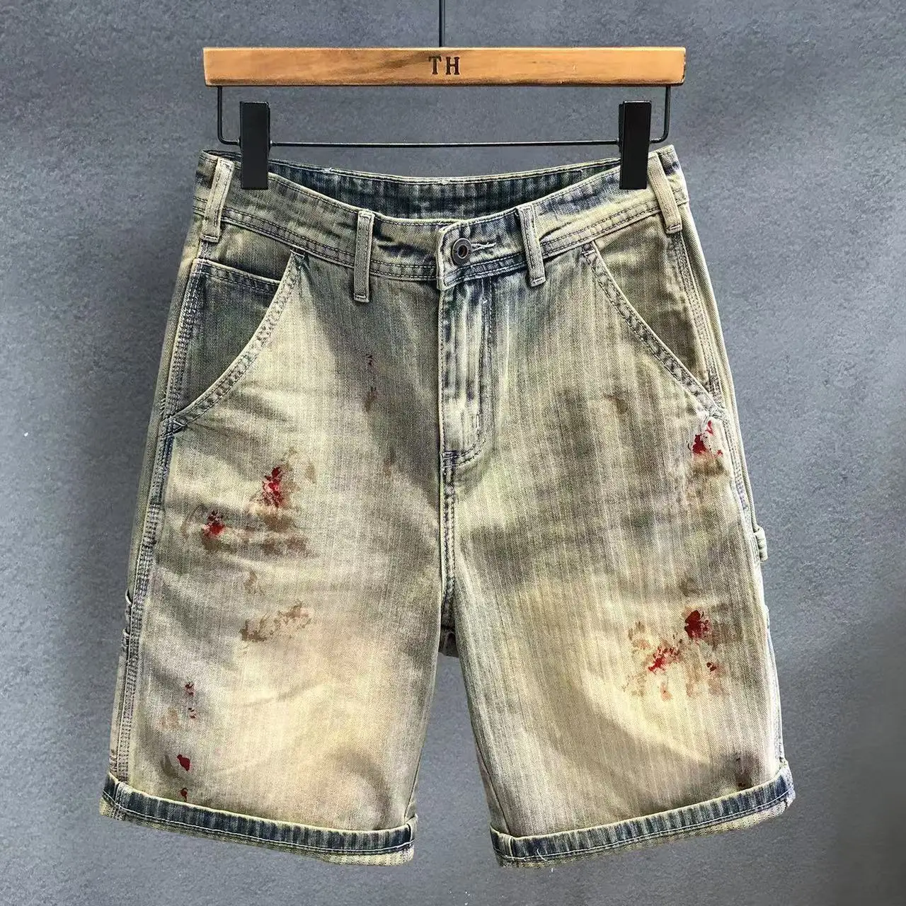 Мужские джинсы в стиле ретро, американские, с эффектом грязи, в полоску, рабочие, свободные, прямые, брюки-пятичетверти, со средней посадкой, повседневные, летние
Мужские джинсы в стиле ретро, американские, с эффектом грязи, в полоску, рабочие, свободные, прямые, брюки-пятичетверти, со средней посадкой, повседневные, летние