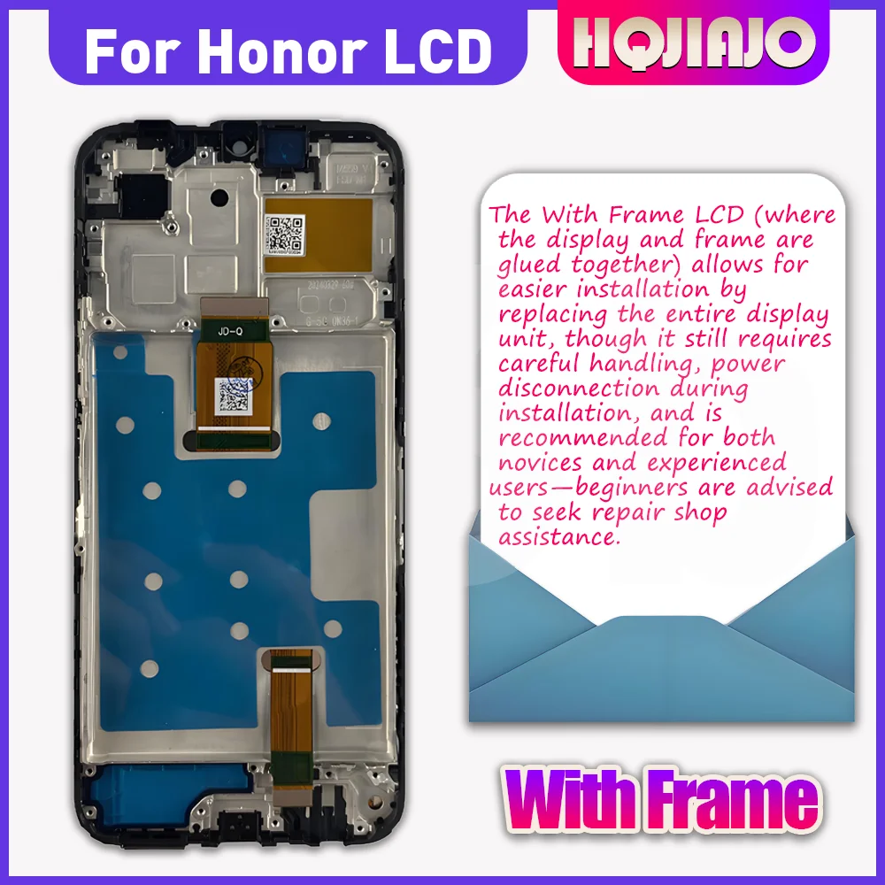 6.56'' Original LCD Display Touch Screen Digitizer For Honor X6b Compatible with X6B JDY-LX1/LX2 Replacement Parts Assembly
6.56'' Original LCD Display Touch Screen Digitizer For Honor X6b Compatible with X6B JDY-LX1/LX2 Replacement Parts Assembly