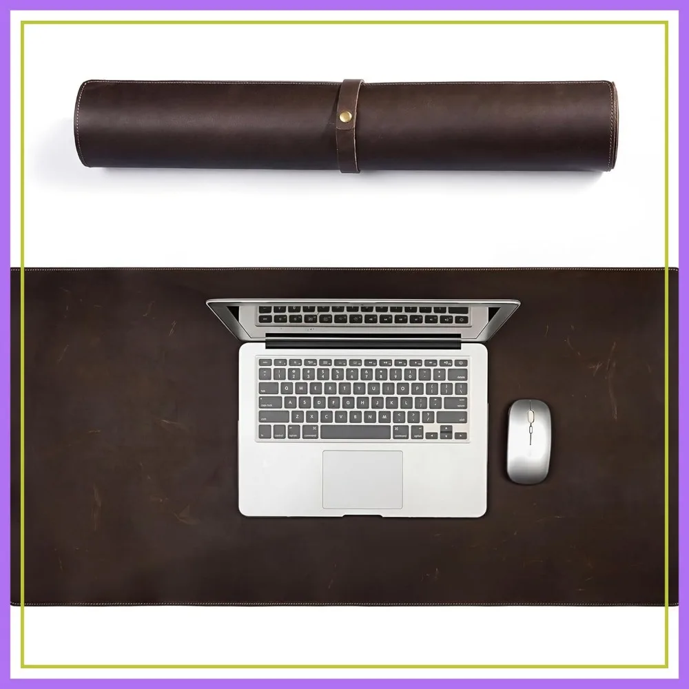 Full Grain Genuine Leather Desk Pad, Large 35.4"x17.7" Retro Mouse Pad, Non-Slip Desk Protector for Office Home
Full Grain Genuine Leather Desk Pad, Large 35.4"x17.7" Retro Mouse Pad, Non-Slip Desk Protector for Office Home
