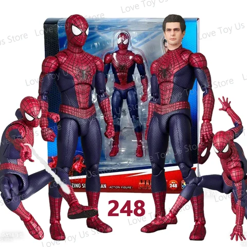 New In Stock Medicom Toy Mafex 248 241 The Amazing Spider Man 2 No.248 Spider-Man Garfield Action Figure Model Toys
