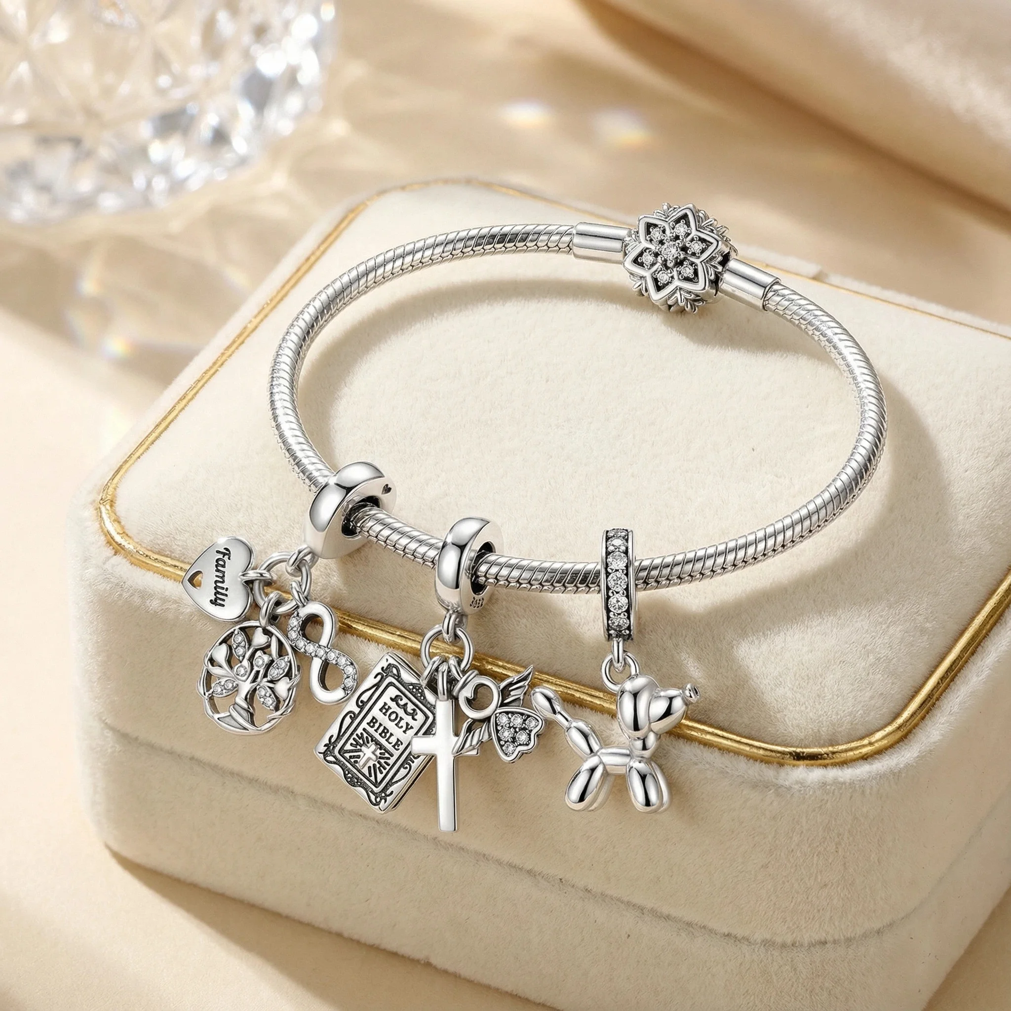 Подвеска-шарм «Дерево жизни» с пуделем из стерлингового серебра 925 пробы с кубическим цирконием, для самостоятельного изготовления браслетов и ожерелий, подарок для нее, Colgante Plata
Подвеска-шарм «Дерево жизни» с пуделем из стерлингового серебра 925 пробы с кубическим цирконием, для самостоятельного изготовления браслетов и ожерелий, подарок для нее, Colgante Plata