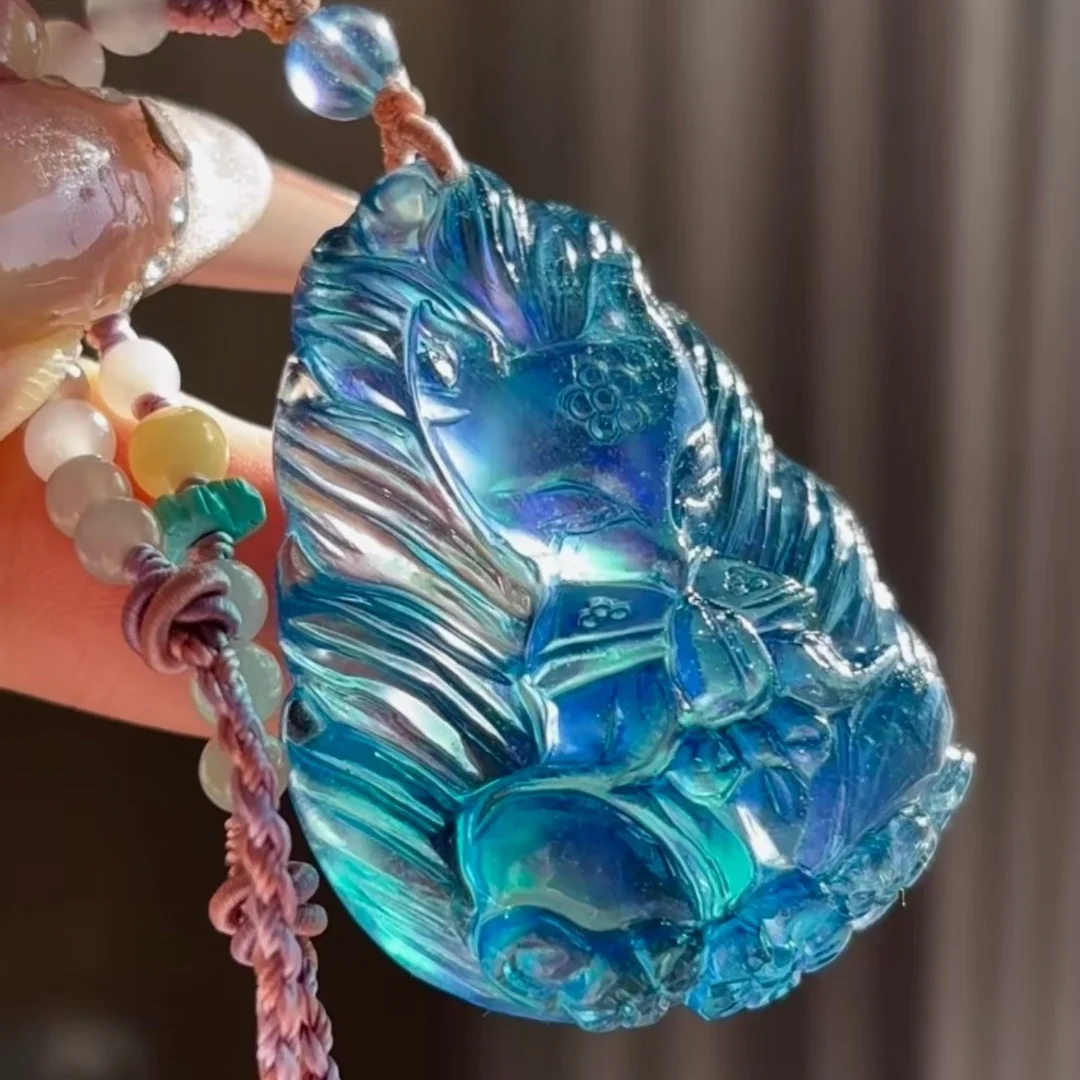 Natural Blue Aquamarine Pendant Aquamarine Brazil 44x35mm Fox Women Fashion Jewelry AAAAAA
Natural Blue Aquamarine Pendant Aquamarine Brazil 44x35mm Fox Women Fashion Jewelry AAAAAA