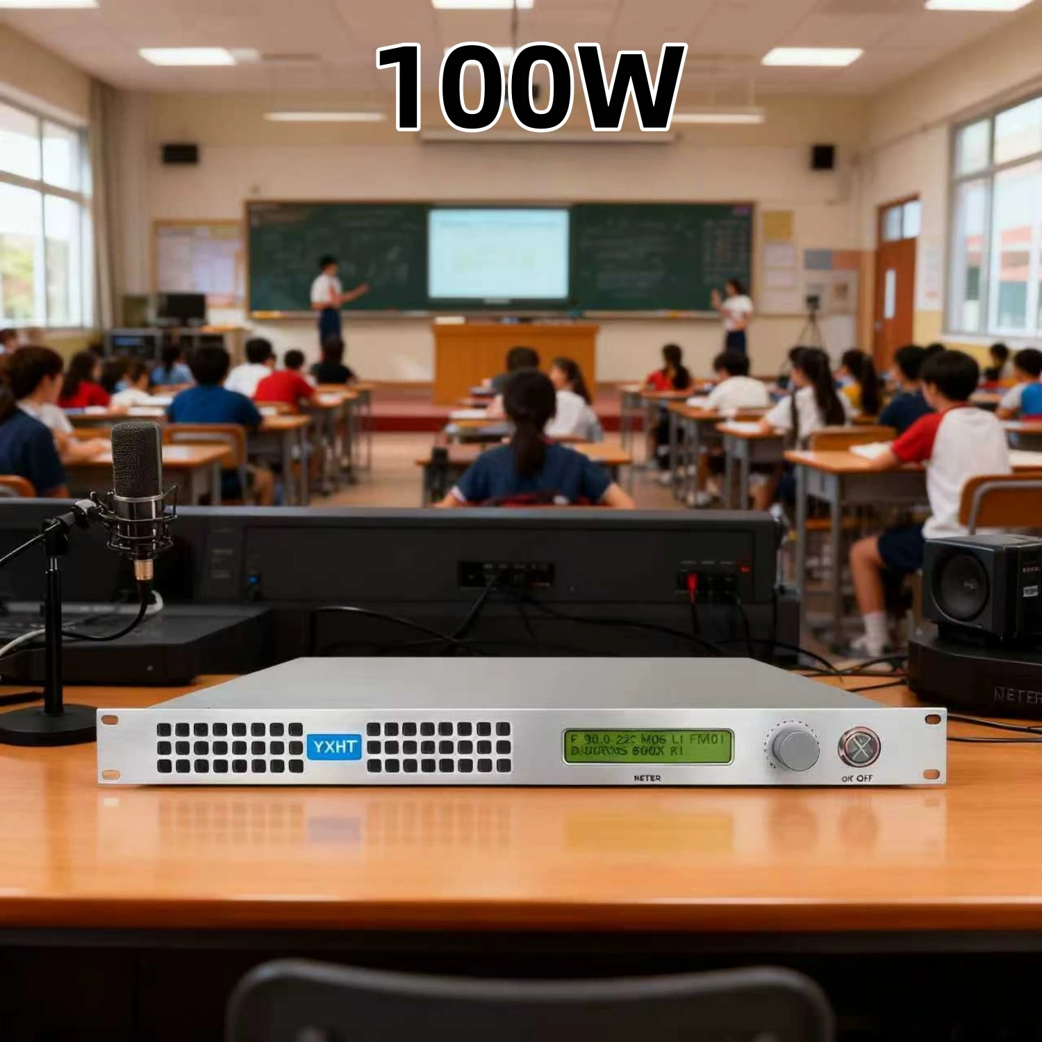 TC- 100W Stereo FM Transmitter | Campus Educational Radio & School Public Announcements
TC- 100W Stereo FM Transmitter | Campus Educational Radio & School Public Announcements