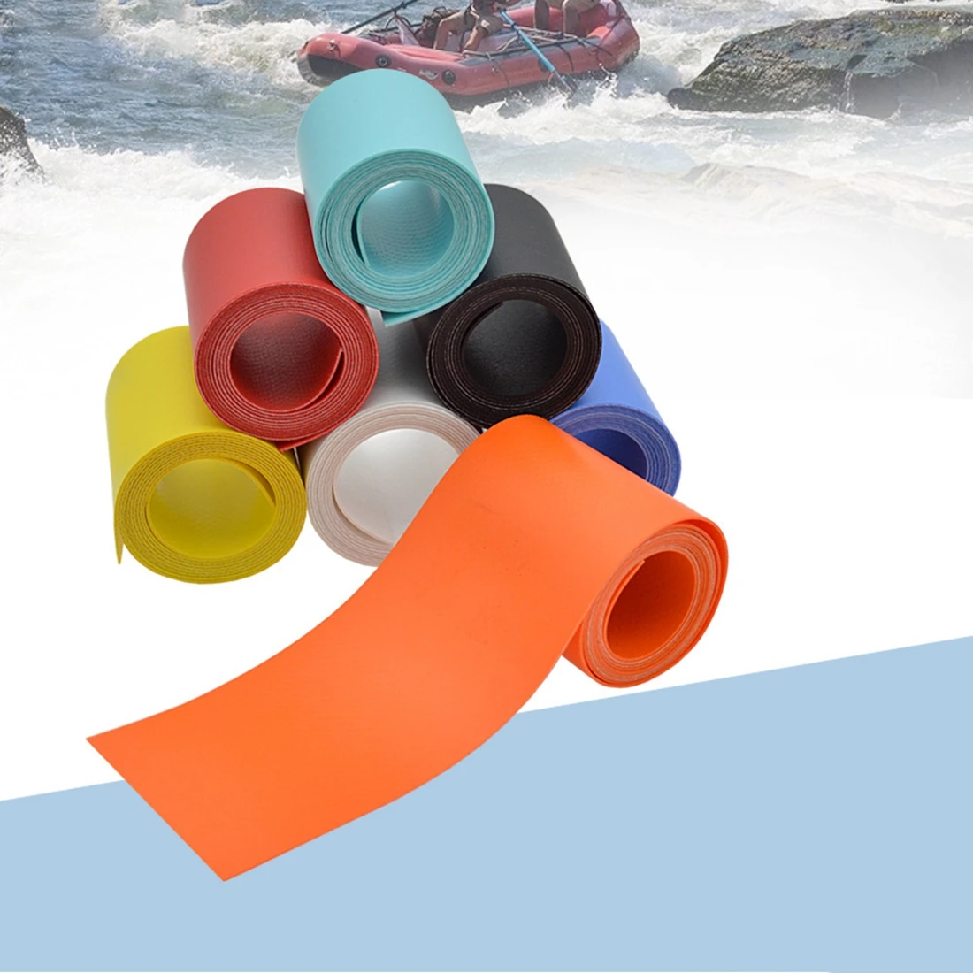 1 Roll 5CMX100CM Inflatable Boats PVC Repair Patch Kayak Special Damaged Leaking Hole PVC Repair Patch Waterproof Patch Tool
1 Roll 5CMX100CM Inflatable Boats PVC Repair Patch Kayak Special Damaged Leaking Hole PVC Repair Patch Waterproof Patch Tool