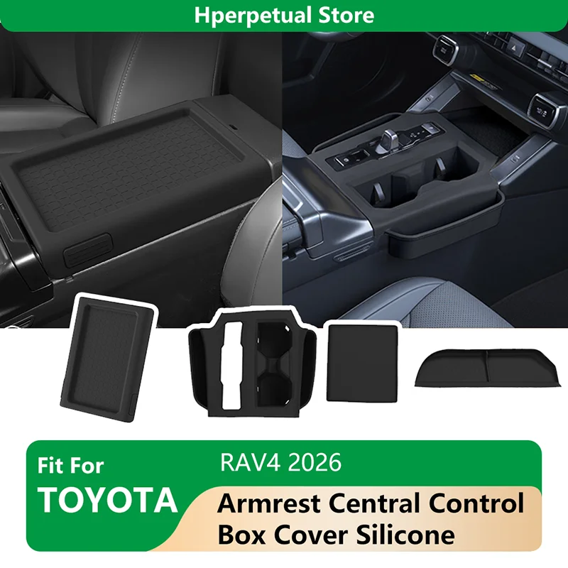For Toyota RAV4 2026 Soft Silicone Armrest central control Box Cover Anti Slip Dust Resistant Car Interior Styling Accessories
For Toyota RAV4 2026 Soft Silicone Armrest central control Box Cover Anti Slip Dust Resistant Car Interior Styling Accessories