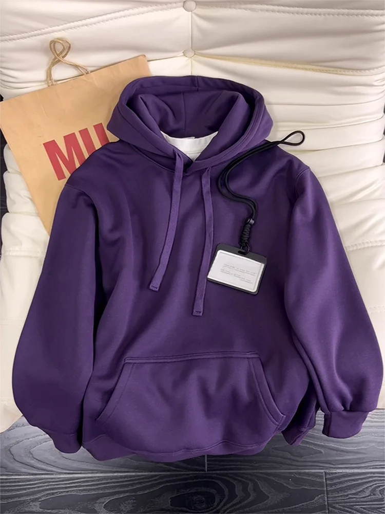 Thiened Fce Hoodie Men's Casual Loose Fit Sweatirt Warmth Comfortable Heavyweight Hooded Jaet Autumn Winter Sle
Thiened Fce Hoodie Men's Casual Loose Fit Sweatirt Warmth Comfortable Heavyweight Hooded Jaet Autumn Winter Sle