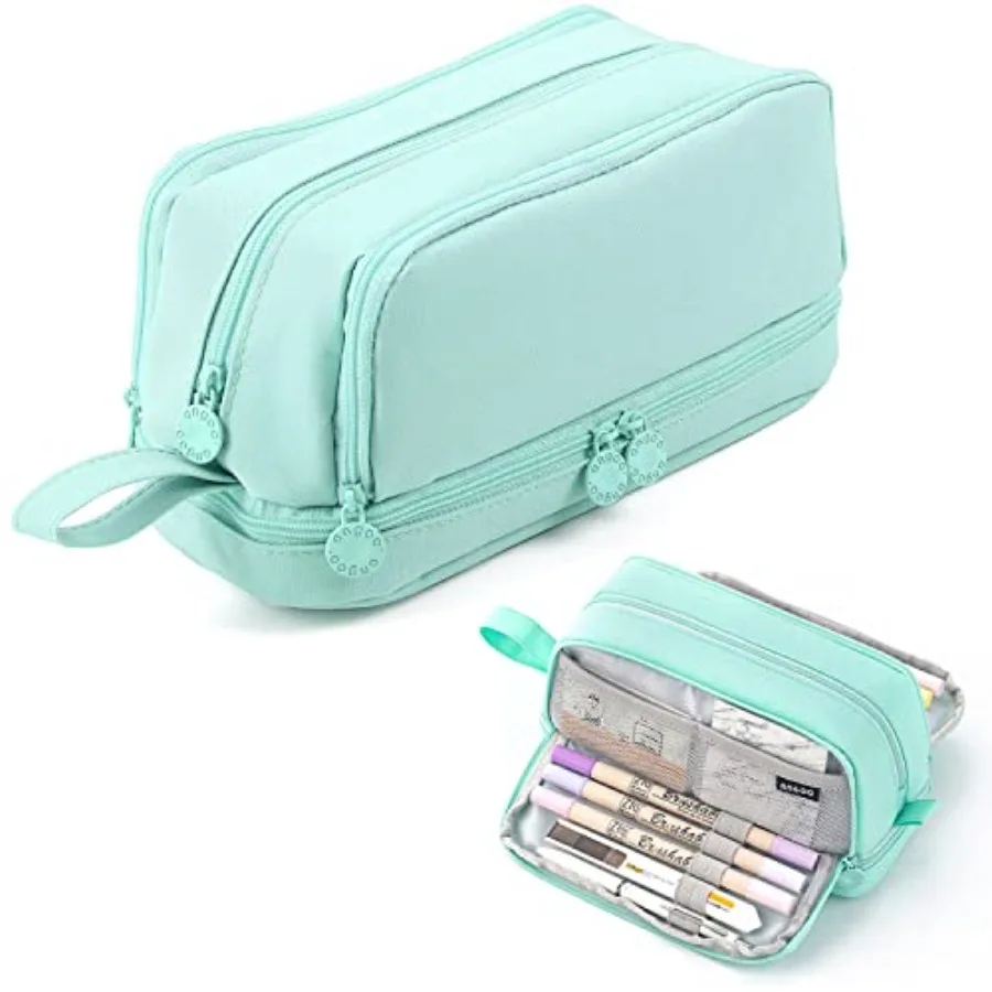 Large Capacity Pencil Case 4 Compartments, Pencil Pouch Bag with Zipper Portable Handle, Pen Case Bag Stationery Organizer for
Large Capacity Pencil Case 4 Compartments, Pencil Pouch Bag with Zipper Portable Handle, Pen Case Bag Stationery Organizer for