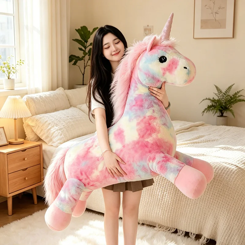 120cm Kawaii Unicorn Plush Toys Soft Stuffed Doll Animal Rainbow Fluffy Hair Horse Pillow Cousion for Girl Birthday Gift Kid Toy
120cm Kawaii Unicorn Plush Toys Soft Stuffed Doll Animal Rainbow Fluffy Hair Horse Pillow Cousion for Girl Birthday Gift Kid Toy
