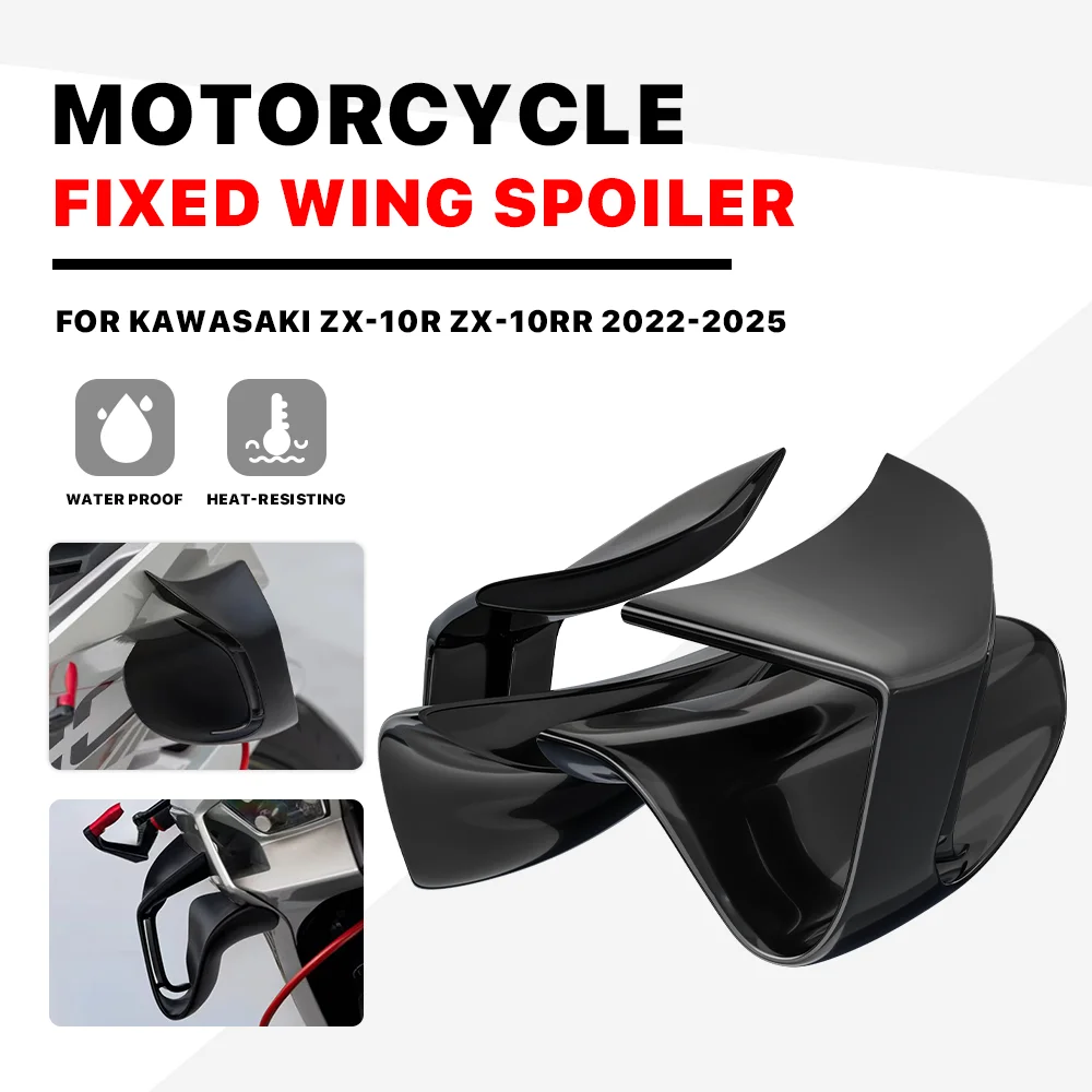 Fairing side Fixed Wing For Kawasaki ZX-10R ZX10R ZX 10RR 2022-2025 Motorcycle Accessories Aerodynamic Winglet Spoile Cowl Wing
Fairing side Fixed Wing For Kawasaki ZX-10R ZX10R ZX 10RR 2022-2025 Motorcycle Accessories Aerodynamic Winglet Spoile Cowl Wing