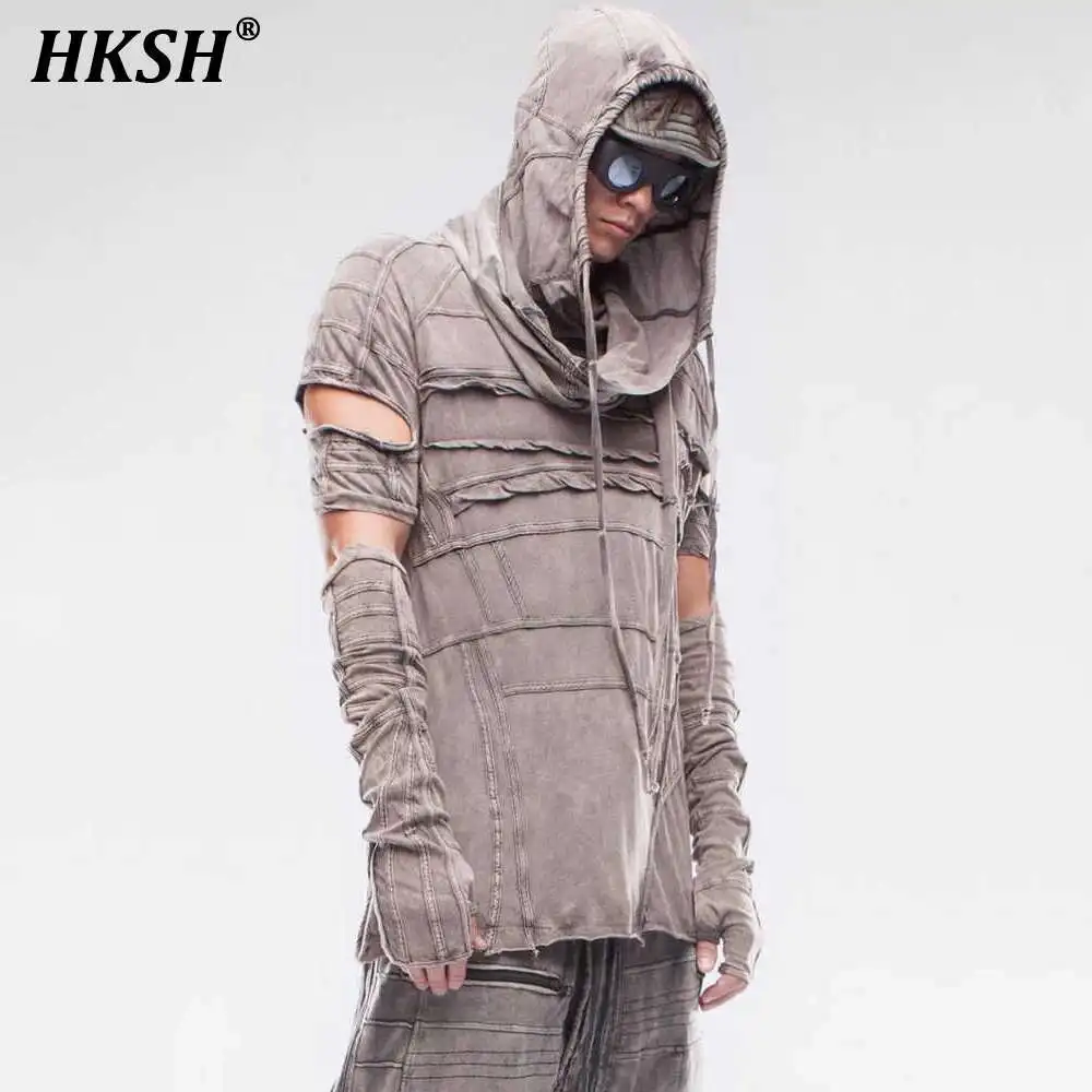 Толстовка HKSH мужская с капюшоном, хлопковая тенниска в стиле панк, вощеная, окрашенная, вареная, винтажная, с капюшоном, украшенная рукавами HK1628
Толстовка HKSH мужская с капюшоном, хлопковая тенниска в стиле панк, вощеная, окрашенная, вареная, винтажная, с капюшоном, украшенная рукавами HK1628