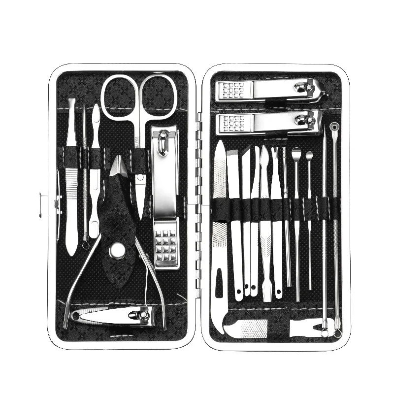 Home Nail Clipper Set of 19 Pieces Large Size Dead Skin Pliers Diagonal to Remove Dead Skin Small Eyebrow Clipper Leather Sleeve
Home Nail Clipper Set of 19 Pieces Large Size Dead Skin Pliers Diagonal to Remove Dead Skin Small Eyebrow Clipper Leather Sleeve