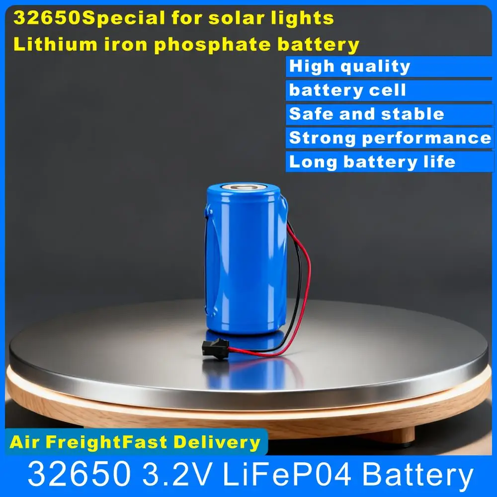 2025 New Solar Lamp Battery 3.2V 32650 Large Capacity Lithium Battery Solar Street Lamp Floodlight Battery with Protection Panel
2025 New Solar Lamp Battery 3.2V 32650 Large Capacity Lithium Battery Solar Street Lamp Floodlight Battery with Protection Panel