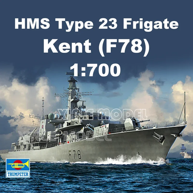 Комплект модели корабля Trumpeter в сборе из пластика 06719 HMS TYPE 23, фрегат — Kent (F78) 1/700
Комплект модели корабля Trumpeter в сборе из пластика 06719 HMS TYPE 23, фрегат — Kent (F78) 1/700