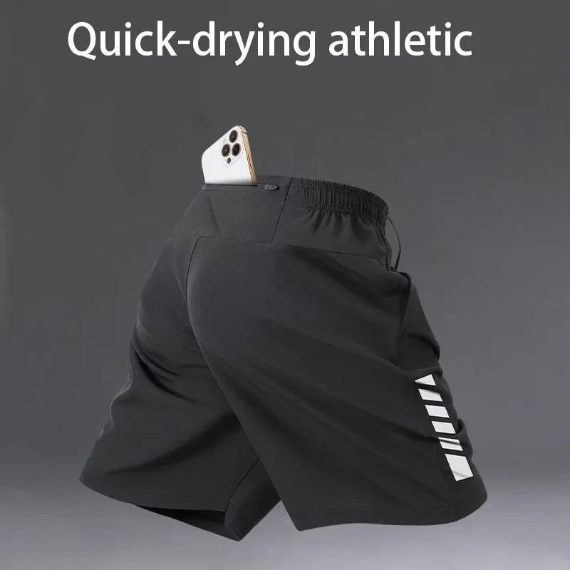 Running shorts Men's waist pocket sports pants can be placed in summer quick dry marathon track training pants
Running shorts Men's waist pocket sports pants can be placed in summer quick dry marathon track training pants