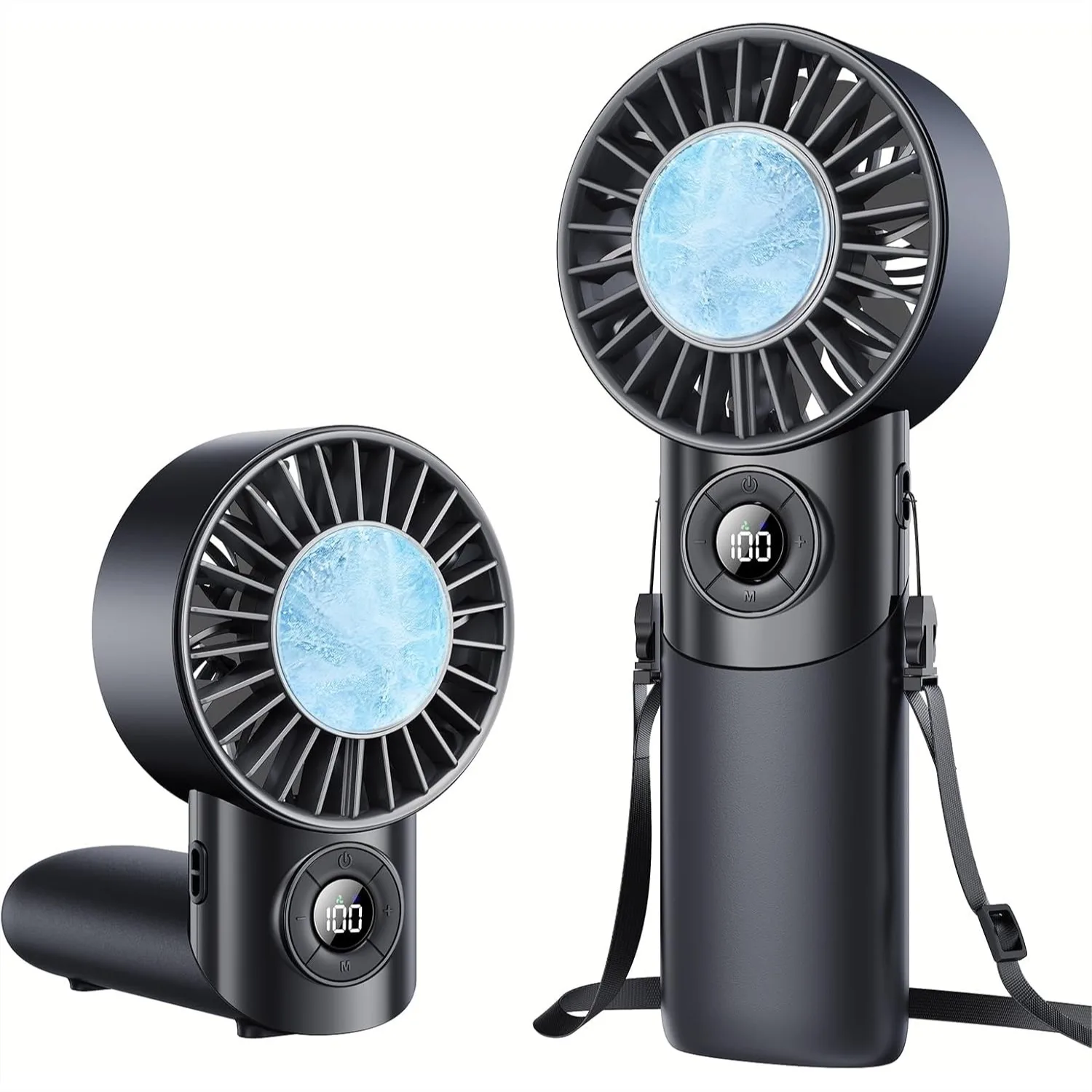 2026 Upgrade 3 in 1 Handheld Turbo Fan with Ice Cooling, Rechargeable 100 Speed Mini Personal Fan for Outdoor Office Camping
2026 Upgrade 3 in 1 Handheld Turbo Fan with Ice Cooling, Rechargeable 100 Speed Mini Personal Fan for Outdoor Office Camping
