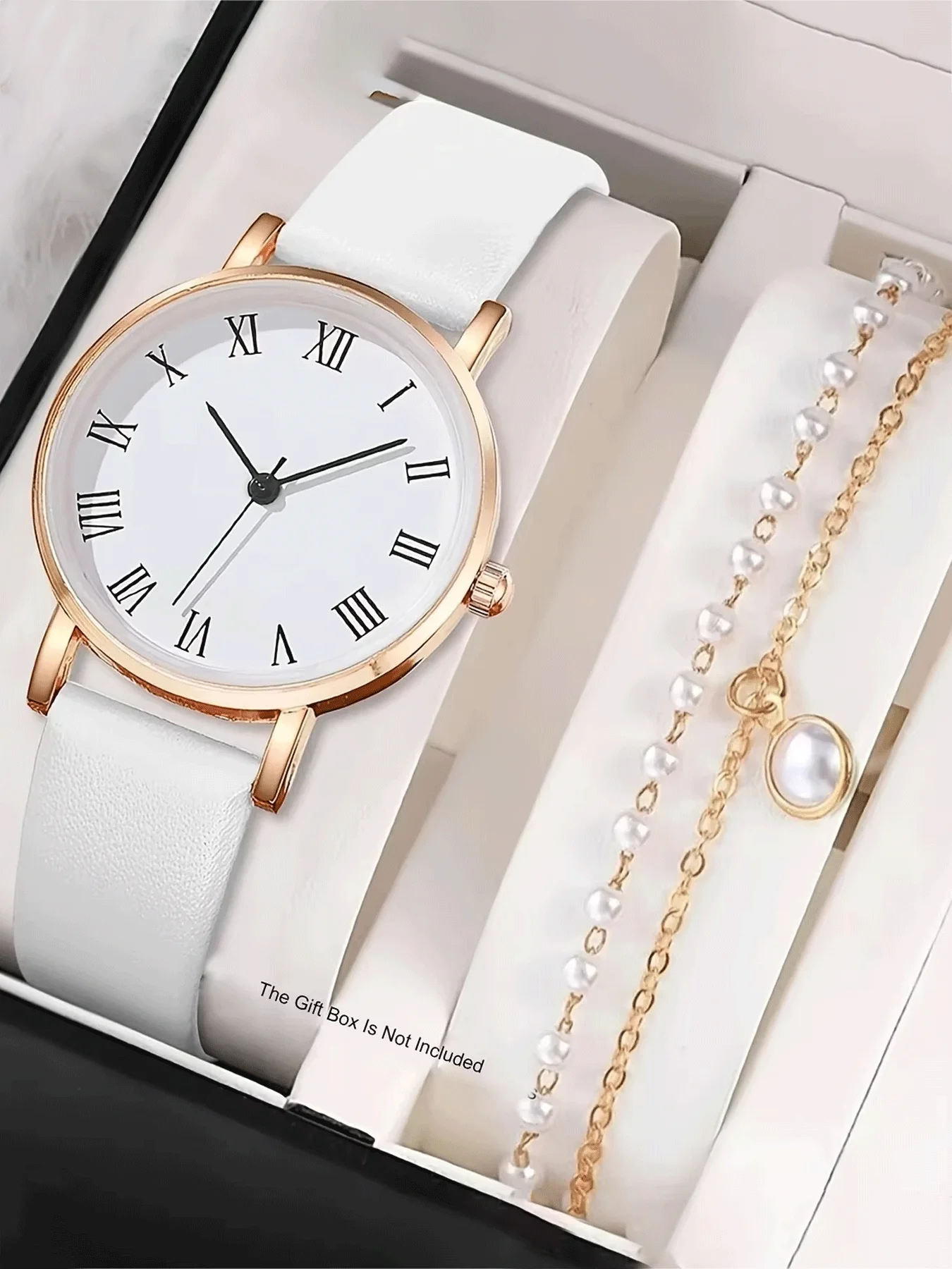 2-piece fashionable round versatile design, light luxury women's watch, women's high-end feel, business temperament set
2-piece fashionable round versatile design, light luxury women's watch, women's high-end feel, business temperament set