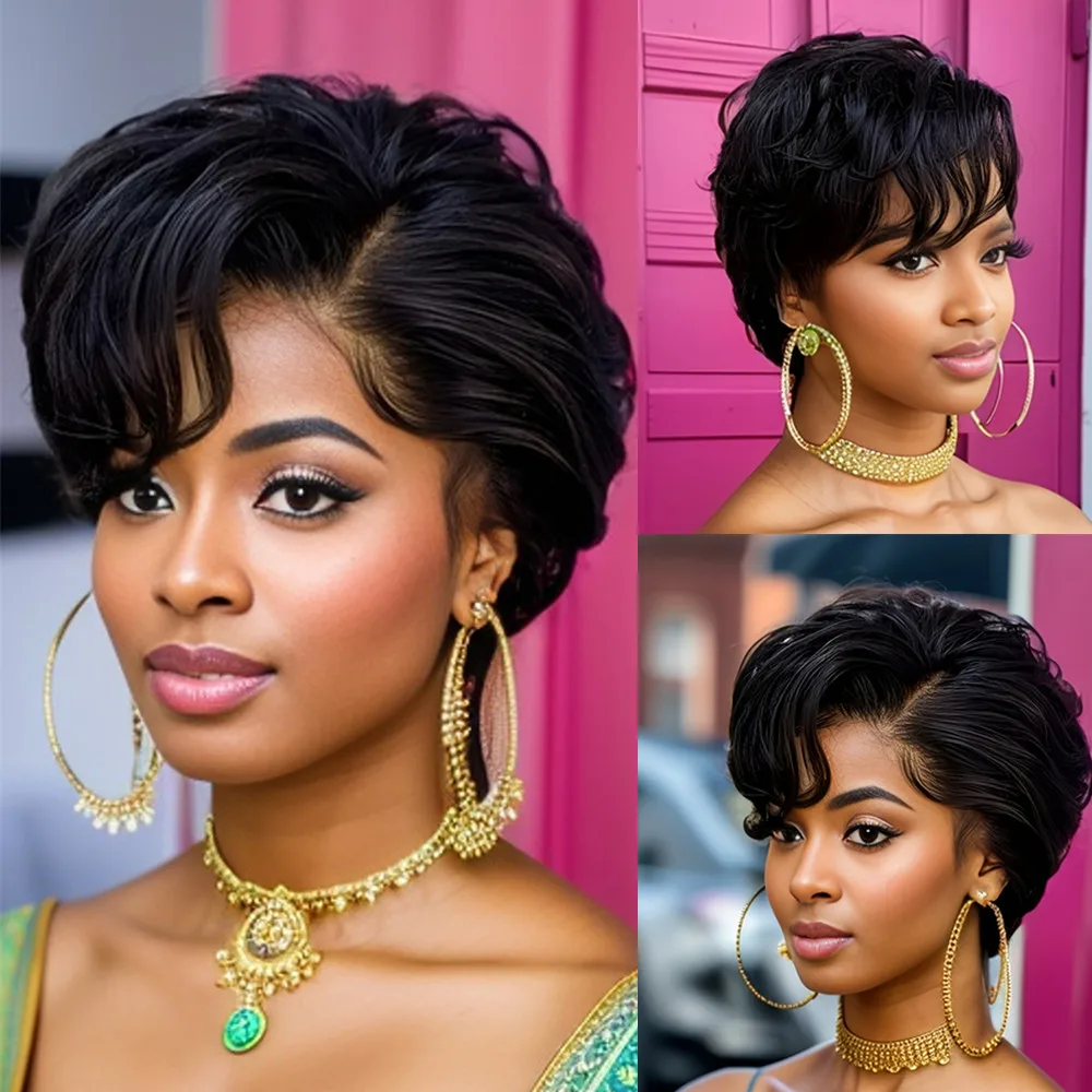 6inch 150% density black color 13x1 Tpart lace short side part curly human hair wig daily party cosplay use remy hair
6inch 150% density black color 13x1 Tpart lace short side part curly human hair wig daily party cosplay use remy hair