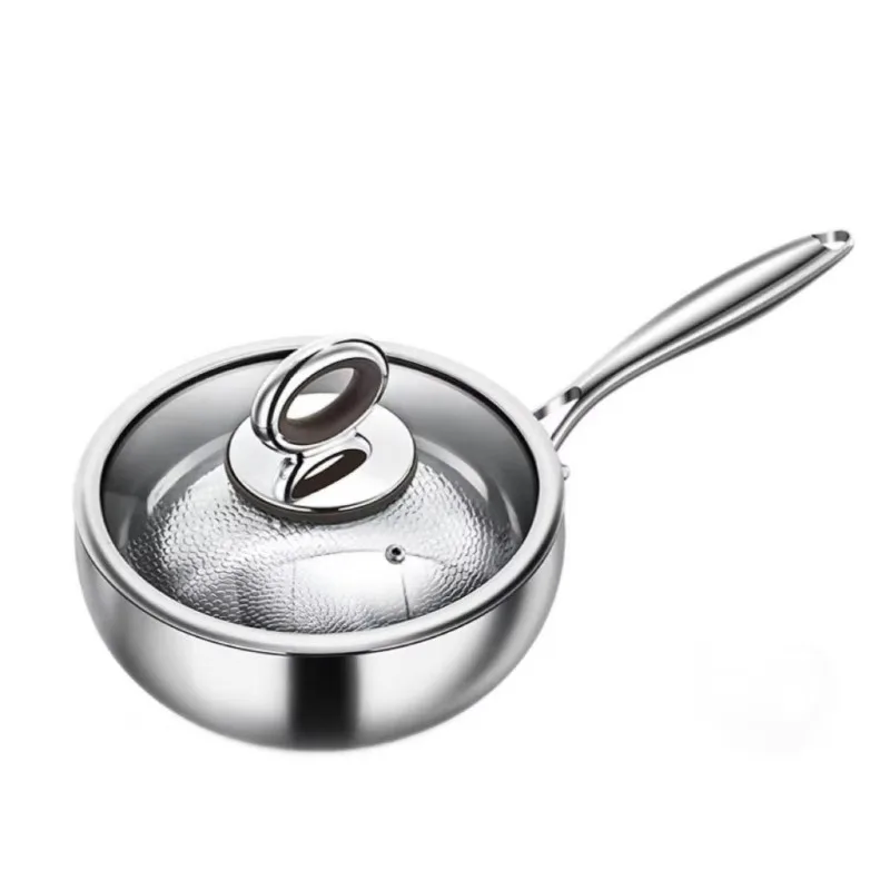 Pure titanium hammer frying pan 3-4 liters capacity, American heat-resistant gas/electric furnace
Pure titanium hammer frying pan 3-4 liters capacity, American heat-resistant gas/electric furnace