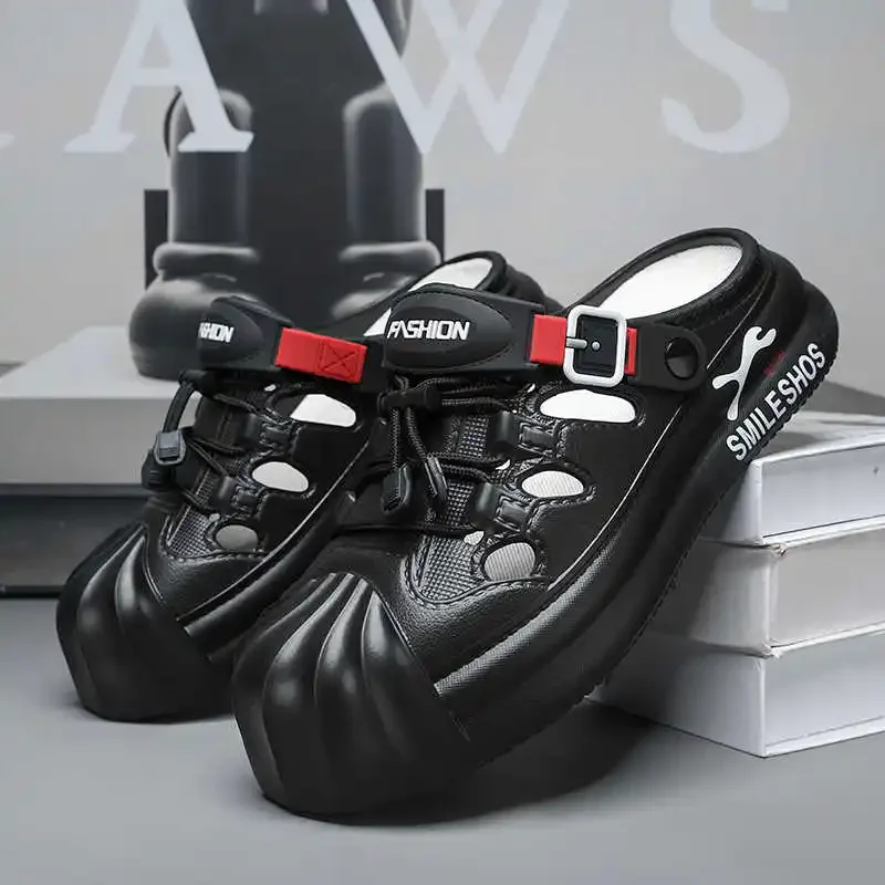 Round Tip Strappy Summer Beach Sandals For Men Sports Shoes White Men's Street Slippers Sneakers Best Shoses Tnis
Round Tip Strappy Summer Beach Sandals For Men Sports Shoes White Men's Street Slippers Sneakers Best Shoses Tnis