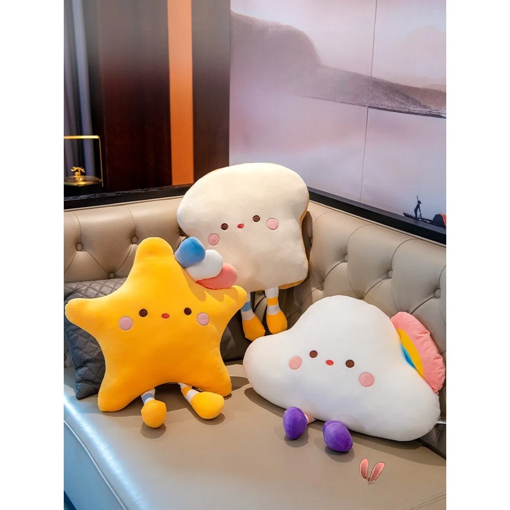 Adorable Super Soft Pillow Shaped Cloud Doll Plush Toy for Girls Sleeping Companion Doll PP Cotton Filled Velvet Material
Adorable Super Soft Pillow Shaped Cloud Doll Plush Toy for Girls Sleeping Companion Doll PP Cotton Filled Velvet Material
