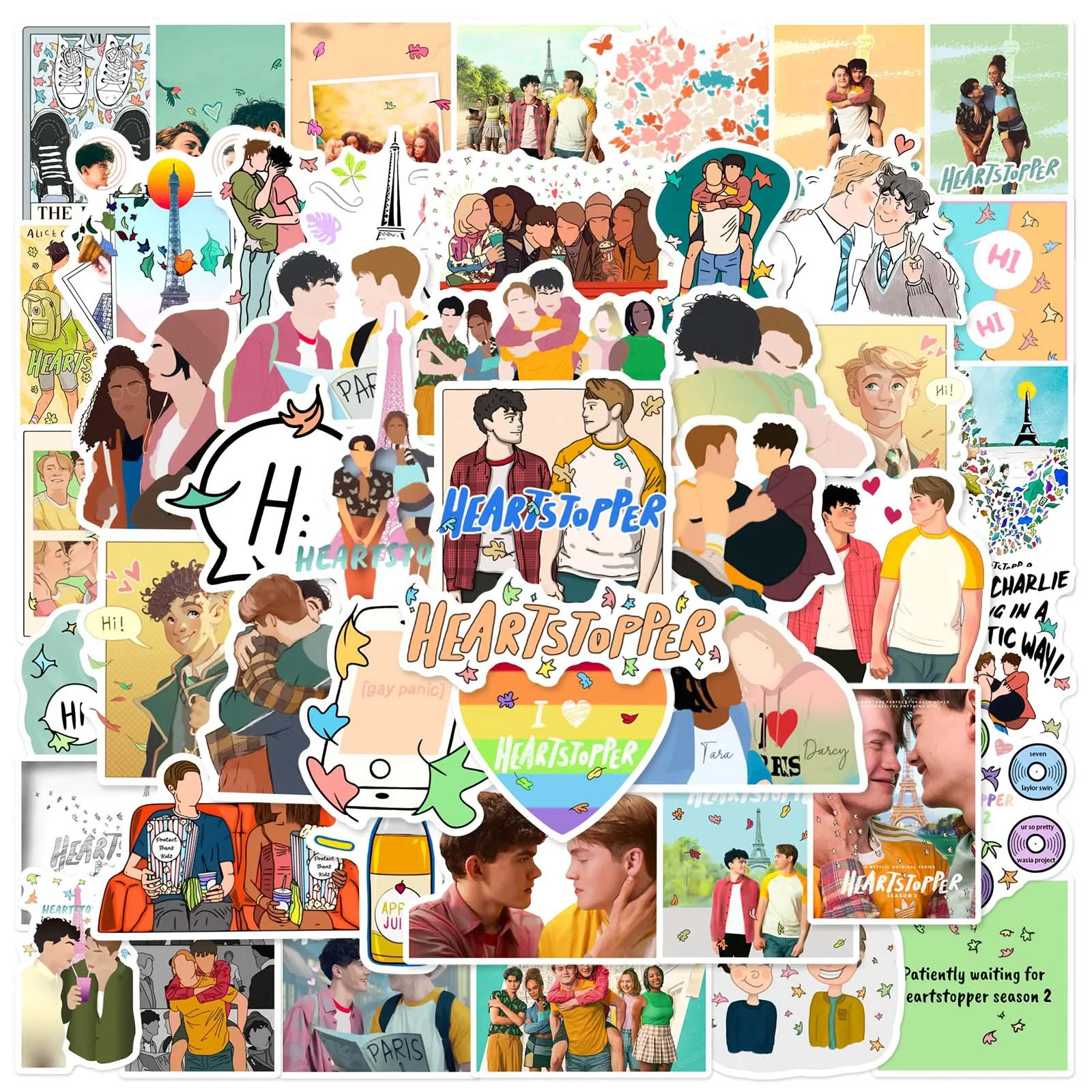 50Pcs TV Show Heartstopper Graffiti Motorbike Helmet Stickers Waterproof Rear Trunk Sticker Motorcycle Body Scratch Cover Decals
50Pcs TV Show Heartstopper Graffiti Motorbike Helmet Stickers Waterproof Rear Trunk Sticker Motorcycle Body Scratch Cover Decals