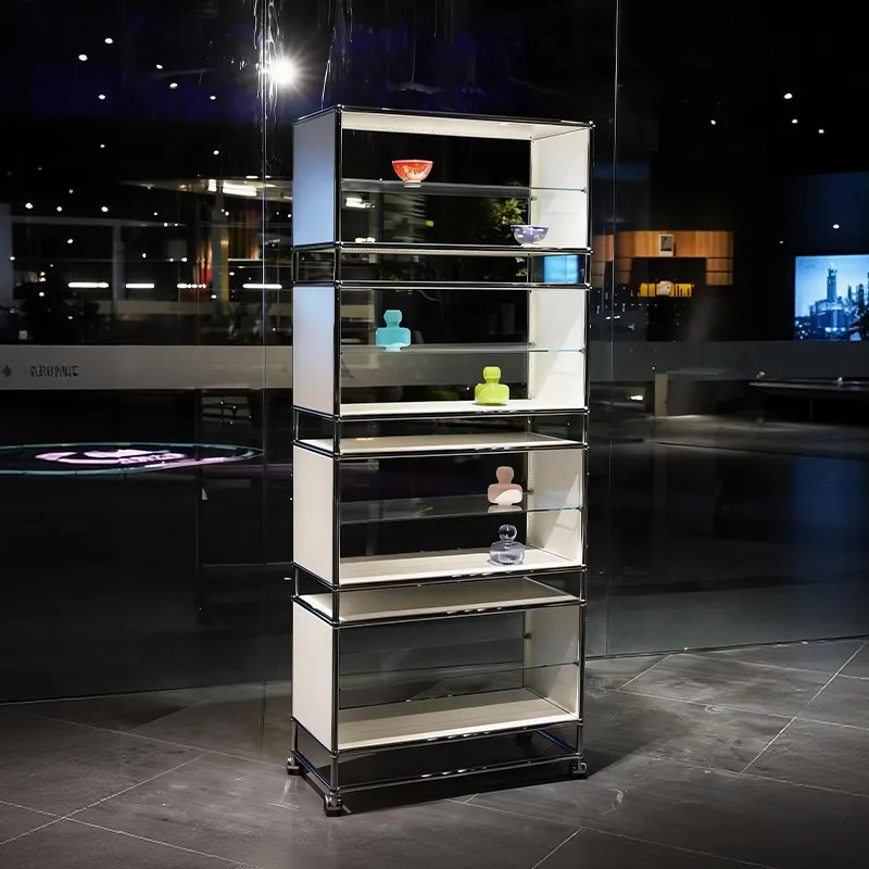 Movable Display Cabinet Multi-layer Display Household Storage Cabinet Advanced Sensor Standing Cabinet
Movable Display Cabinet Multi-layer Display Household Storage Cabinet Advanced Sensor Standing Cabinet