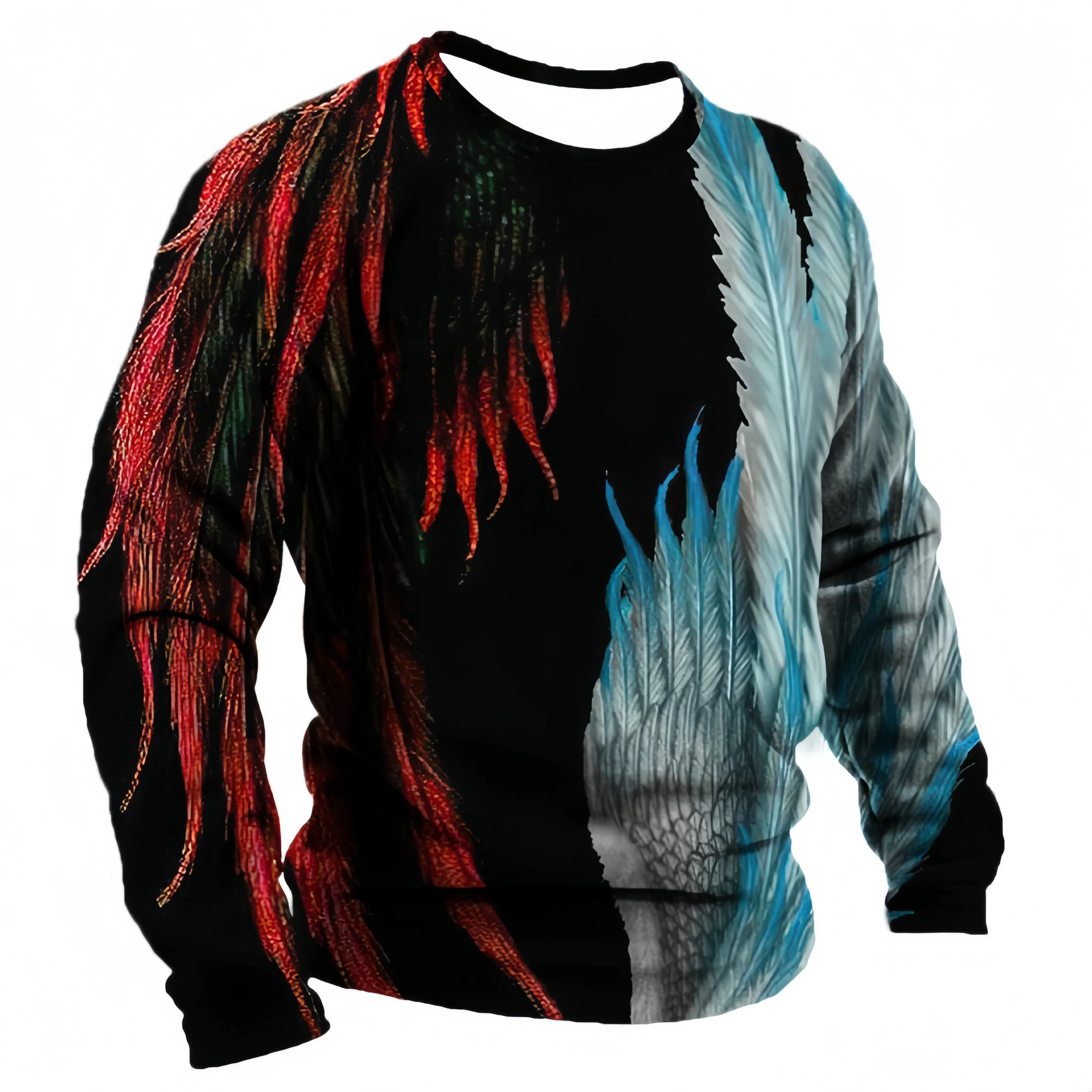 Fashion Wing Graphic 3D Print Polyester Men's Long Sleeve T-shirt Autumn Casual Loose Crew Neck T Shirts Street Harajuku Clothes
Fashion Wing Graphic 3D Print Polyester Men's Long Sleeve T-shirt Autumn Casual Loose Crew Neck T Shirts Street Harajuku Clothes