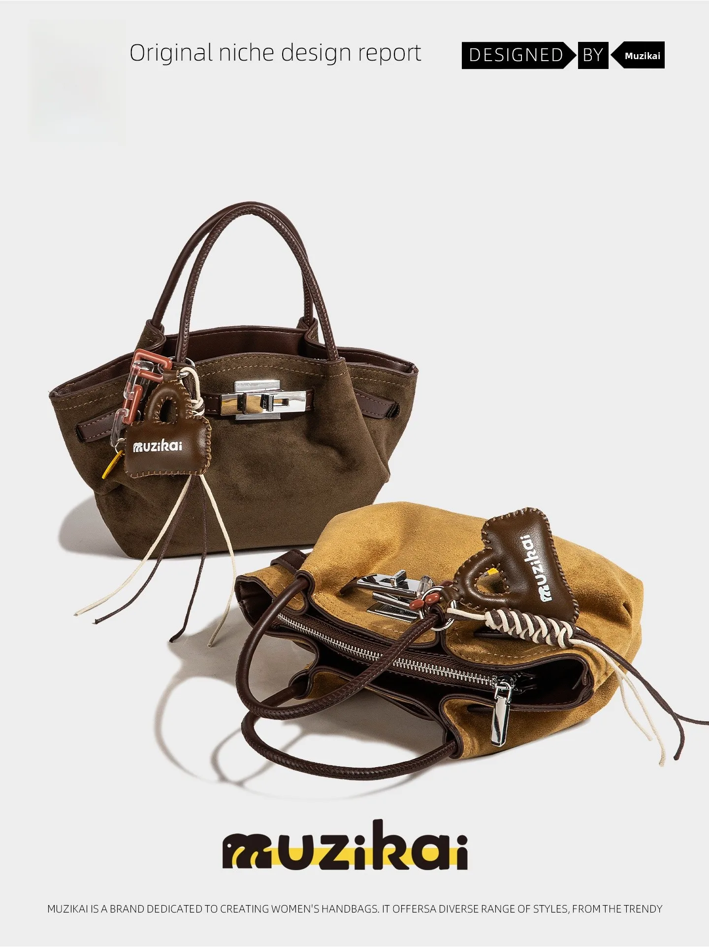 MuziKai Fashionable Bucket Bag Women's Commuter Crossbody Bag Outdoors Small Batch Design Trendy Polyester Pure Color
MuziKai Fashionable Bucket Bag Women's Commuter Crossbody Bag Outdoors Small Batch Design Trendy Polyester Pure Color