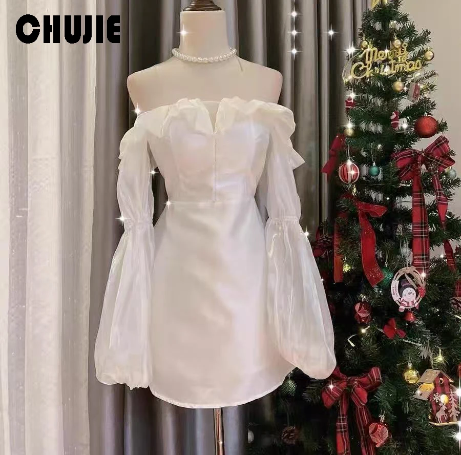 Long Sleeves Customized Cocktail Dress Mermaid Mini Homecoming Graduation Dress Short Wedding Prom Gown Vestido de graduación
Long Sleeves Customized Cocktail Dress Mermaid Mini Homecoming Graduation Dress Short Wedding Prom Gown Vestido de graduación
