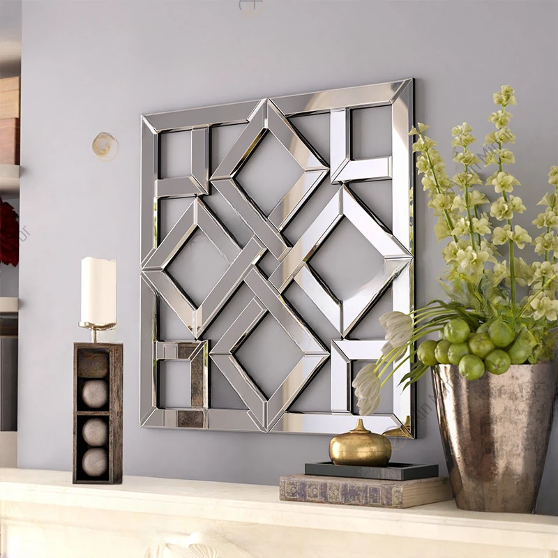 Modern Luxury Mirror Wall Decoration Living Room Sofa Background Decoration Wall Glass Craft
Modern Luxury Mirror Wall Decoration Living Room Sofa Background Decoration Wall Glass Craft