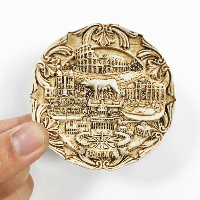 Resin magnetic fridge magnets - Exquisite architectural pattern design - Roman souvenirs
Resin magnetic fridge magnets - Exquisite architectural pattern design - Roman souvenirs