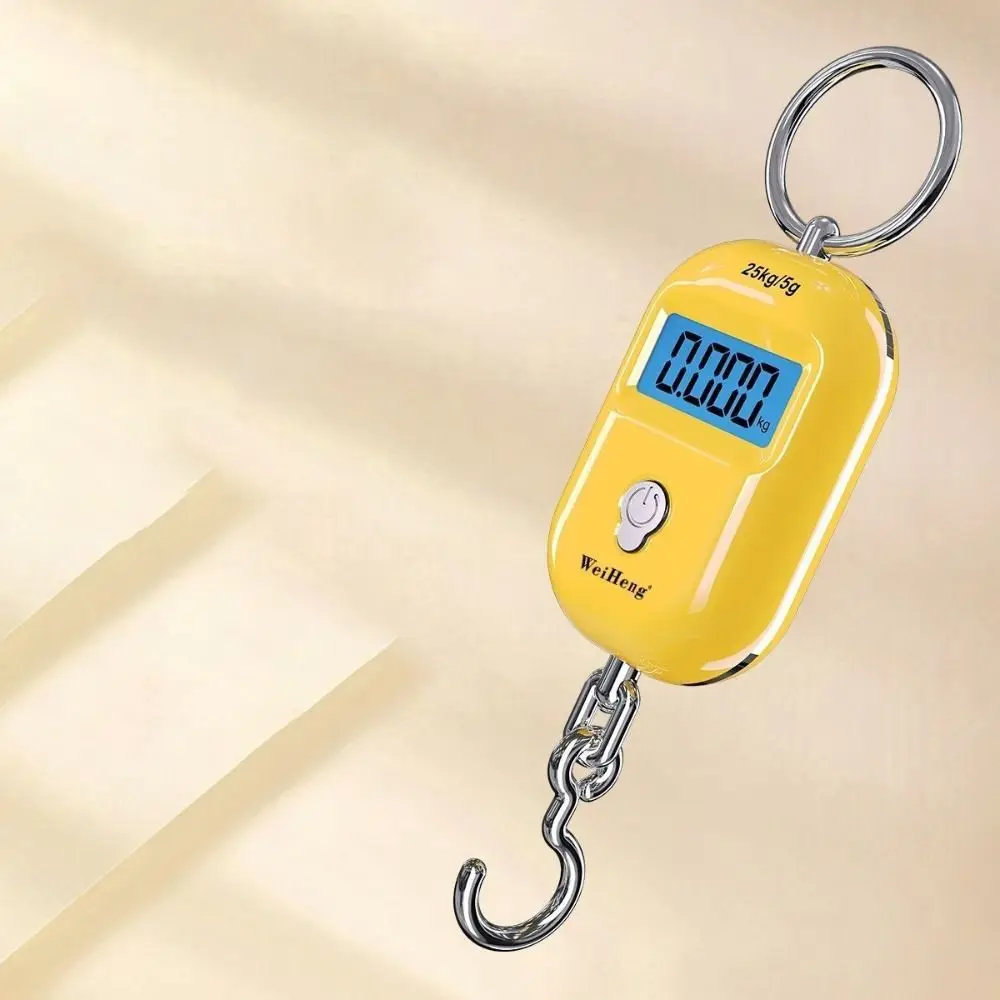 25Kg Capacity Digital Hanging Scale 5g Precision Portable Design Mini Electronic Scale Backlight Display Keychain Hook
25Kg Capacity Digital Hanging Scale 5g Precision Portable Design Mini Electronic Scale Backlight Display Keychain Hook