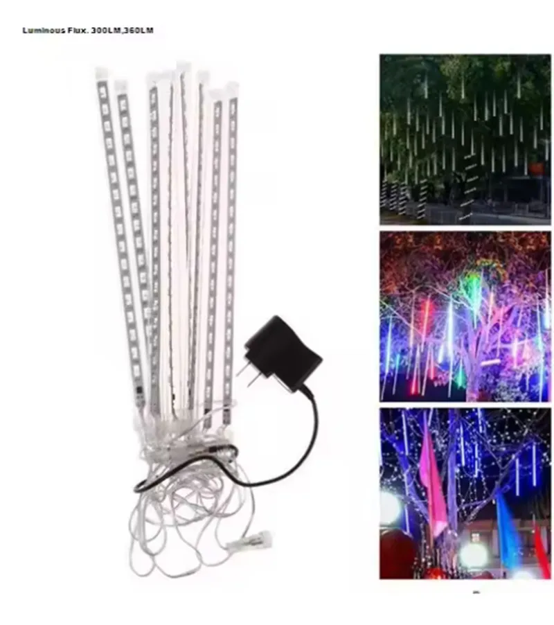 LED Meteor Shower Rain Street Garlands 8Tube EU Plug for Outdoor Garland Fairy Garden Lights Wedding Christmas Lighting
LED Meteor Shower Rain Street Garlands 8Tube EU Plug for Outdoor Garland Fairy Garden Lights Wedding Christmas Lighting