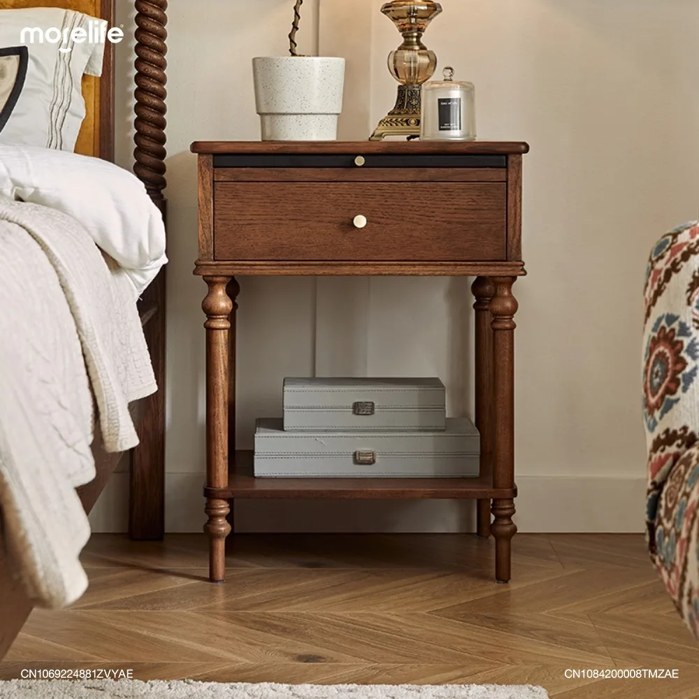 French Style Retro Solid Wood Bedside Table Household Bedroom Storage Cabinet American Style Nightstands Bedside Cabinet K01
French Style Retro Solid Wood Bedside Table Household Bedroom Storage Cabinet American Style Nightstands Bedside Cabinet K01