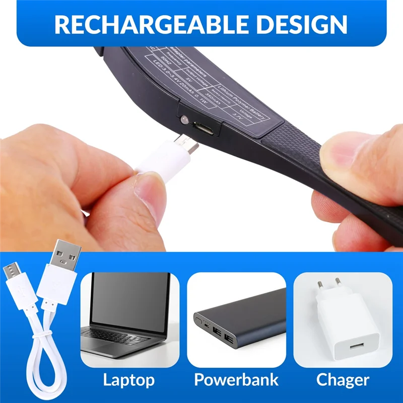 Classy-Rechargeable Magnifier, Head Magnifier, ABS For Reading And Hobbies With 2 LED Lights And Lenses 
Classy-Rechargeable Magnifier, Head Magnifier, ABS For Reading And Hobbies With 2 LED Lights And Lenses