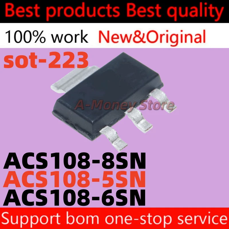 (10pcs)ACS108-8SN-TR ACS108-6SN-TR ACS108-5SN-TR ACS108-8SN ACS108-5SN ACS108-6SN ACS108 108-6S sot-223
(10pcs)ACS108-8SN-TR ACS108-6SN-TR ACS108-5SN-TR ACS108-8SN ACS108-5SN ACS108-6SN ACS108 108-6S sot-223