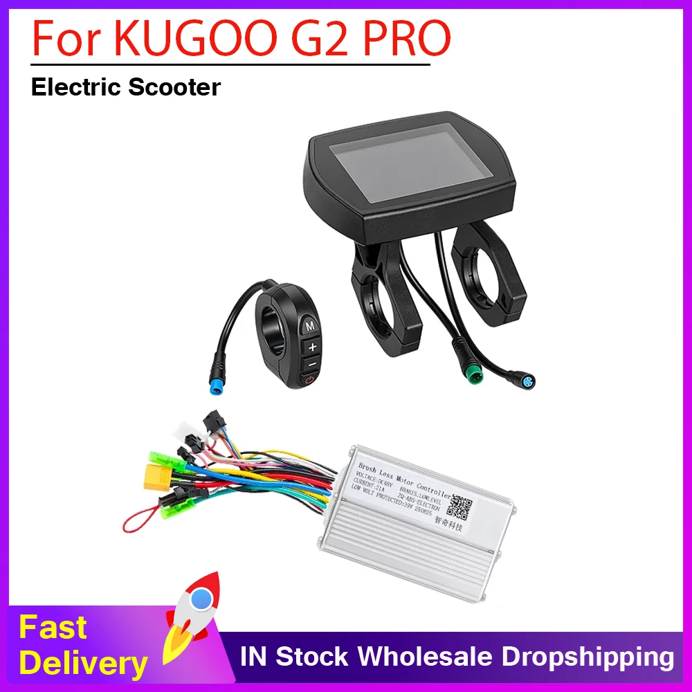 Electric Scooter 48V LCD Display Controller Dashboard For KUGOO G2 PRO Digital Meter Brushless DC Motor Controller Accessories
Electric Scooter 48V LCD Display Controller Dashboard For KUGOO G2 PRO Digital Meter Brushless DC Motor Controller Accessories