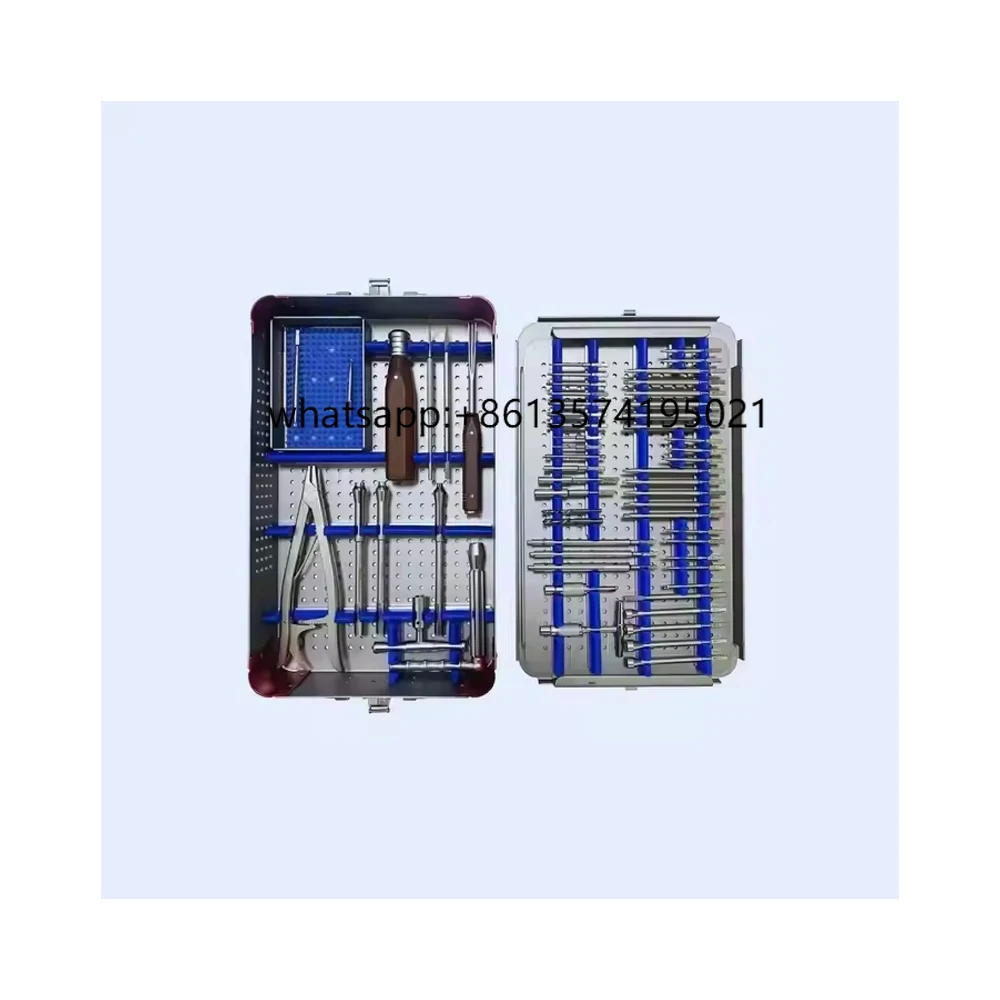Top Quality Stainless Steel Universal Screw Extractor Set for Surgery Instruments CE ISO Approved
Top Quality Stainless Steel Universal Screw Extractor Set for Surgery Instruments CE ISO Approved